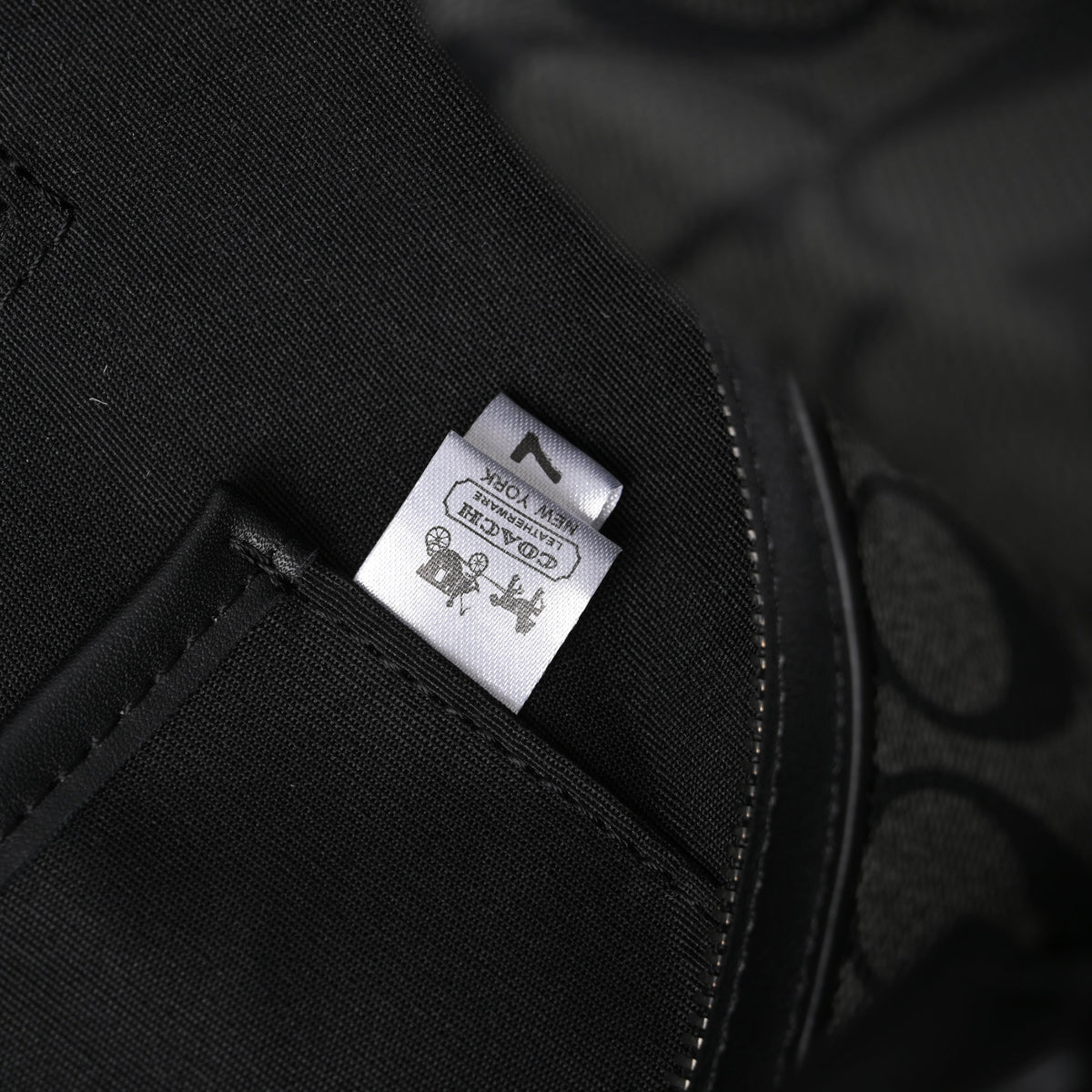 Coach Metropolitan Duffel Bag in Signature Black Canvas