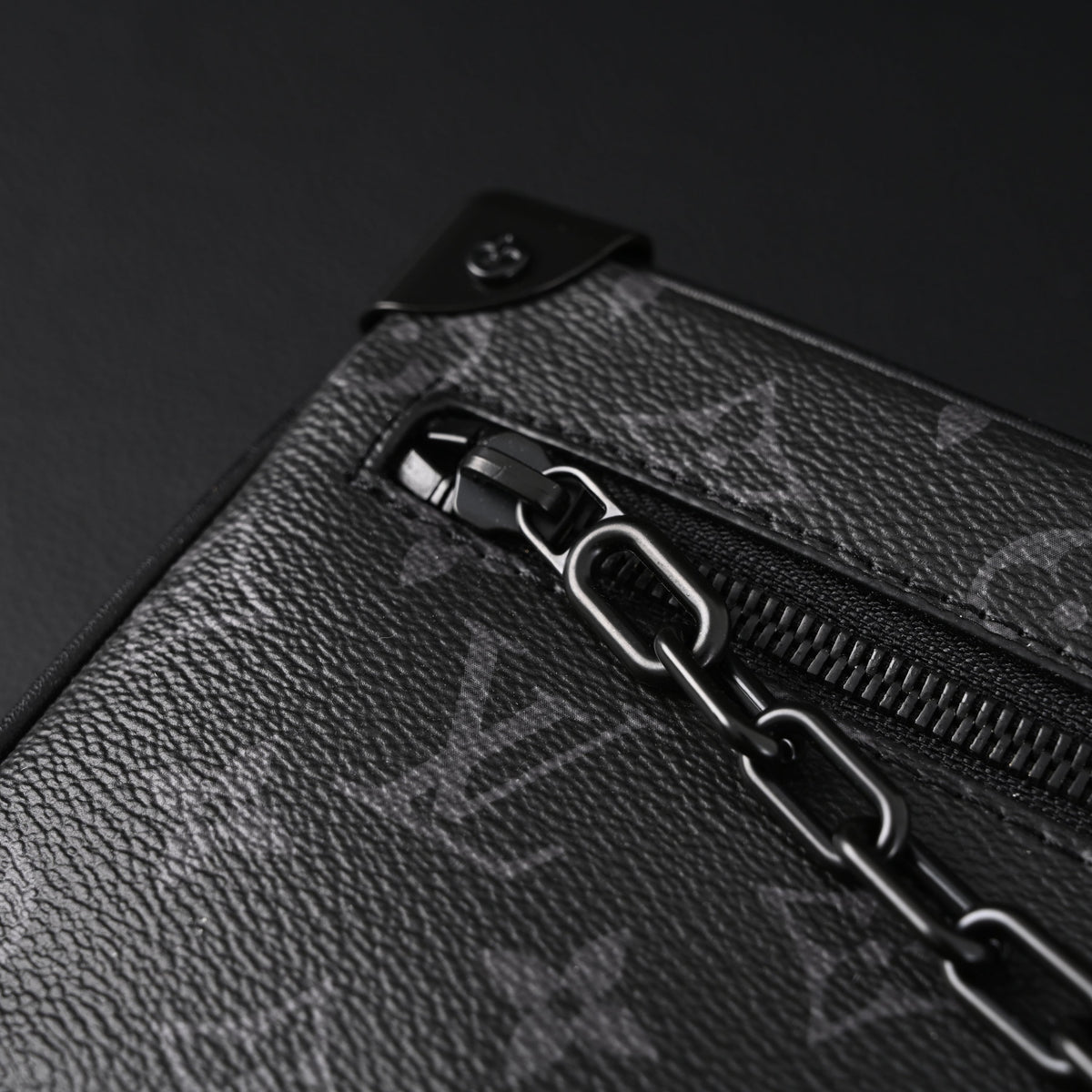 Louis Vuitton Utility Crossbody Bag Monogram Eclipse