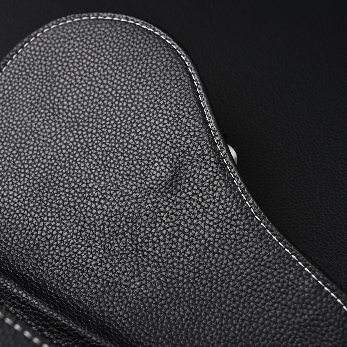 Dior Saddle Crossbody Bag – Black Grained Calfskin with Silver-Tone Hardware